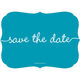 Teal Knot Photo Save the Date Cards Image 5 of 6